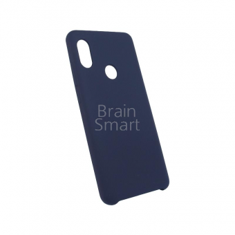Чехол накладка силиконовая Xiaomi Redmi Note 5 Pro Silicone Cover (8) Темно-Синий фото
