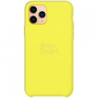 Чехол накладка силиконовая iPhone 11 Pro Silicone Case Светло-Желтый (55) фото