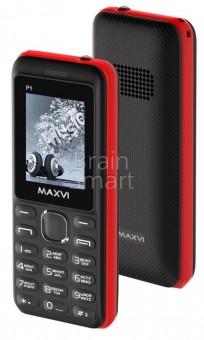 Мобильный телефон Maxvi P1 черно-красный фото