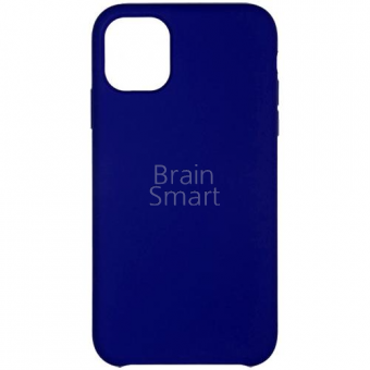 Чехол накладка силиконовая iPhone 11 Pro Silicone Case Яркий-Синий (40) фото