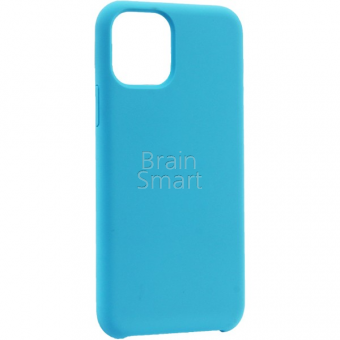 Чехол накладка силиконовая iPhone 11 Silicone Case Голубой (16) фото