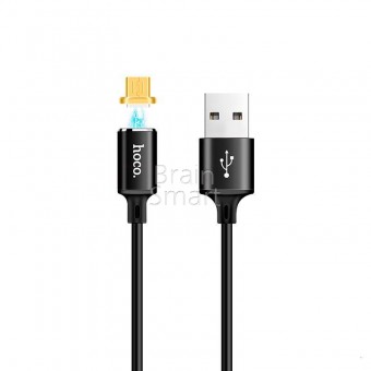 USB кабель HOCO U28 Micro Magnetic (1 m)  black фото