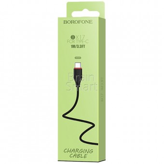 USB кабель Borofone BX17 Enjoy Type-C (1м) Black фото