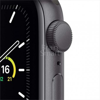 Умные часы Apple Watch SE 44mm Space Gray Aluminum Black Sport Band фото