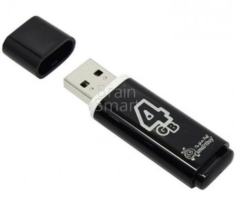 Память USB Flash Smart Buy Glossy 4 ГБ black фото