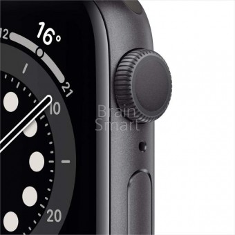 Умные часы Apple Watch Siriese 6 40mm Grey Aluminum Case Black Sport Band фото