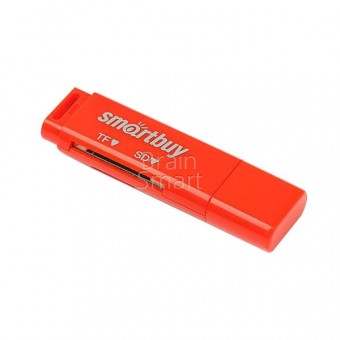 USB - картридер Smart Buy SBR-715 (microSD/miniSD/TF/M2) красный фото