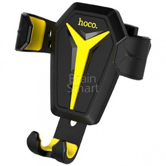 Автодержатель HOCO CA22 черный/желтый фото