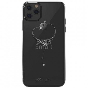 Чехол накладка силиконовая iPhone11 Pro KINGXBAR Swarovski Starry Sky-Heart Series Black фото