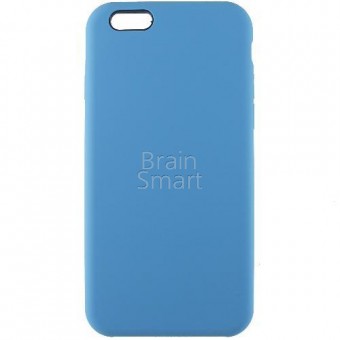 Чехол накладка силиконовая iPhone 6/6S Silicone Case Голубая Хризантема (53) фото