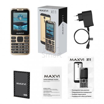 Мобильный телефон Maxvi X11 Золотой фото