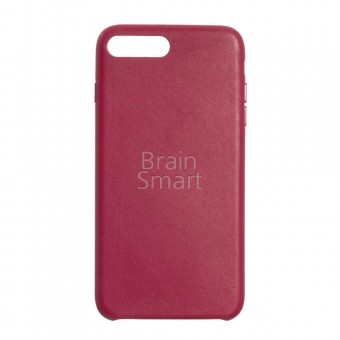 Чехол накладка iPhone 7 Plus/8 Plus Leather Case экокожа розовый/фуксия фото