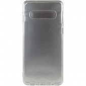 Чехол накладка силиконовая Samsung S10 SMTT Simeitu Soft touch Прозрачный