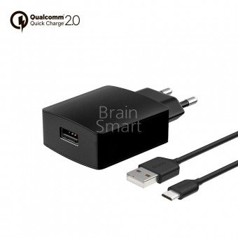 СЗУ Deppa Ultra USB 2A Quick Charge (11375) черный фото