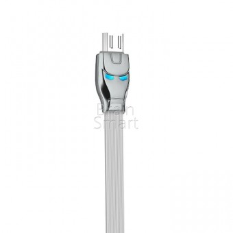 USB кабель HOCO U14 Micro Steel Man (1.2m) grey фото