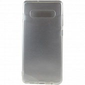 Чехол накладка силиконовая Samsung S10 Plus SMTT Simeitu Soft touch Прозрачный