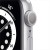 Apple Watch Siriese 6 44mm Silver  Aluminum Case with White Sport Band фото