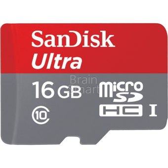 Карта памяти microSDHC SanDisk Ultra 16 ГБ UHS-1 10 класс фото