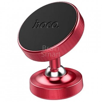 Автодержатель HOCO CA36 Plus Dashboard Metal Magnetic Красный фото