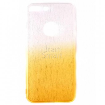 Чехол накладка силиконовая iPhone 7 Plus/8 Plus Aspor Rainbow Collection с отливом золотой фото
