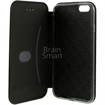 Чехол книжка iPhone 6/6S Creative Case тех.пак. кожа Black фото