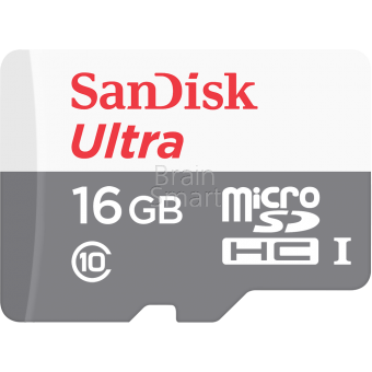 Карта памяти microSDHC SanDisk Ultra 16 ГБ UHS-I  10 класс фото