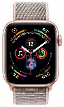 Apple Watch Siriese 4 44mm Gold Aluminum Case with Pink Sand Sport Loop фото