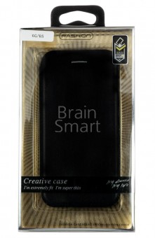Чехол книжка iPhone 6/6S Creative Case кожа Black фото