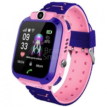 Часы-телефон детские  Q12 (LBS GPS/IP67) Розовые фото