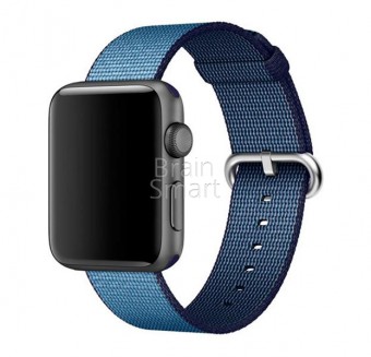 Ремешок Нейлоновый Apple Watch 42mm темно-синий фото
