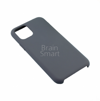 Чехол накладка силиконовая iPhone 11 Pro Max Silicone Case Тёмно-серый (15) фото