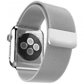 Ремешок Apple Watch MILANESS Magnetic Closure 38mm серебристый фото