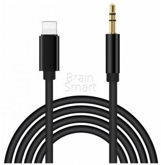 Кабель Apple Lightning to 3.5mm Audio Cable A1879 Black фото