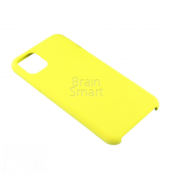 Чехол накладка силиконовая iPhone 11 Silicone Case Яркий желтый (32) фото