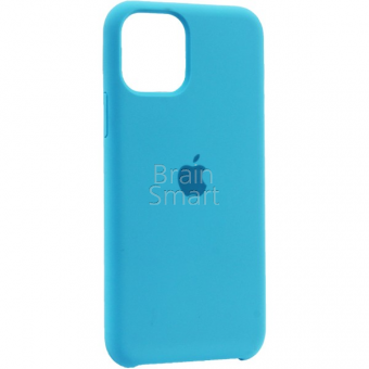 Чехол накладка силиконовая iPhone 11 Pro Max Silicone Case Голубой (16) фото