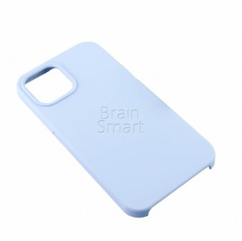 Чехол накладка силиконовая iPhone 12 Pro Max Silicone Case Небесный (5) фото