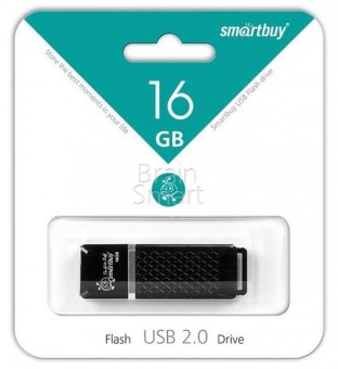 Память USB Flash Smart Buy Quartz Series 16 ГБ black фото