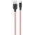 USB кабель Hoco X21 Plus Fluorescent Silicone Micro Red фото
