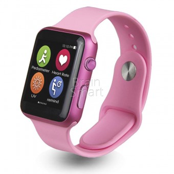 Смарт-часы Smart Watch IWO 2 серебристый+розовый фото