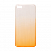 Чехол накладка силиконовая iPhone 7 Plus/8 Plus Oucase Colorful Series Wiredrawing с отливом Золотой