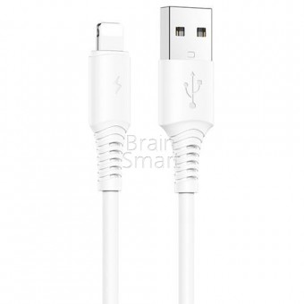 USB кабель Borofone BX47 Coolway Lightning (1m) Белый фото