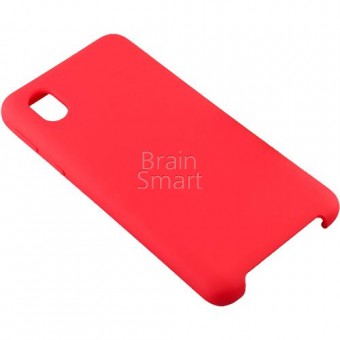 Чехол накладка силиконовая Samsung A01 Core 2020 Silicone Case Красный (14) фото