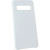 Чехол накладка силиконовая Samsung S10 (2019) Silicone Case (9) Белый фото