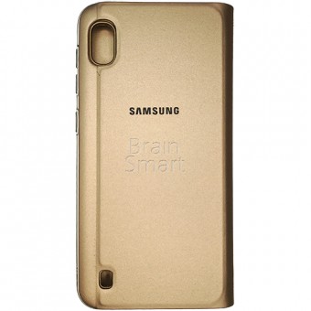 Чехол книжка Samsung A105 (A10 2019) Wallet Cover Gold фото