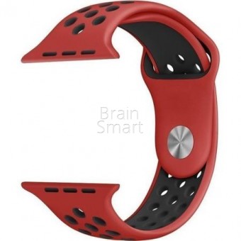 Ремешок Nike Apple Watch 38mm красно-черный фото