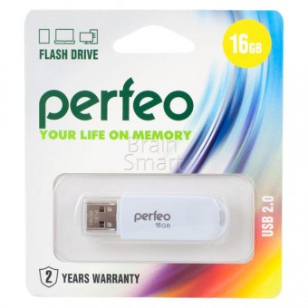 USB флеш Perfeo 2.0 C04 16GB white фото