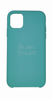 Чехол накладка силиконовая iPhone 11 Pro Silicone Case Нежно-голубой фото