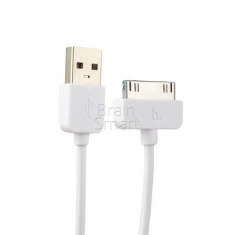 USB кабель HOCO Х1 iPhone 4(1m) white фото
