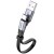 USB кабель Baseus Simple HW Type-C 0.23m Grey/Black фото