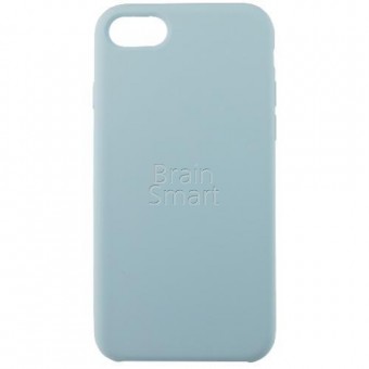 Чехол накладка силиконовая iPhone 7/8 Silicone Case Небесно-Голубой (43) фото